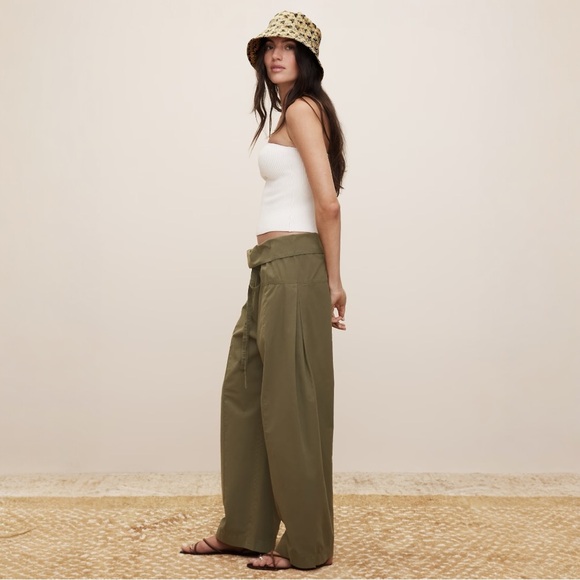 NWT Banana Republic THE WHITE LOTUS OVERSIZED FISHERMAN PANT - Picture 4 of 7